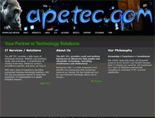 Tablet Screenshot of apetec.com